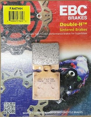 EBC Brakes Double-H Sintered Superbike Brake Pads Rear - FA47HH EBC Brakes Double-H Sintered Superbike Brake Pads Rear - FA47HH